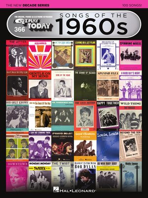 cover image of Songs of the 1960s, E-Z Play Today Volume 366